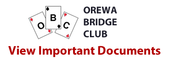 Orewa Bridge Club Important Documents