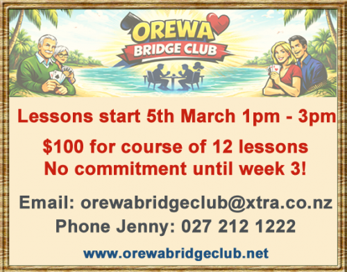 Beginners Bridge Lessons 2026